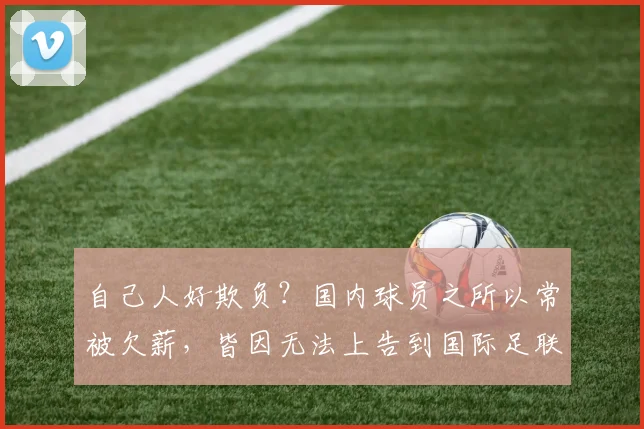 自己人好欺负？国内球员之所以常被欠薪，皆因无法上告到国际足联