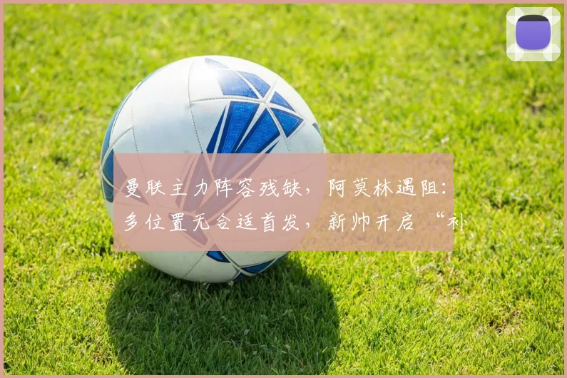 曼联主力阵容残缺，阿莫林遇阻：多位置无合适首发，新帅开启 “补锅” 模式